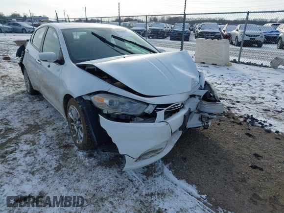 2015 Dodge Dart Limited with VIN 1C3CDFCB9FD205629, listed as a IAAI auction lot 41109811 with 126,746 mi miles. Bid and sale history available at carsss.com. Image 11.
