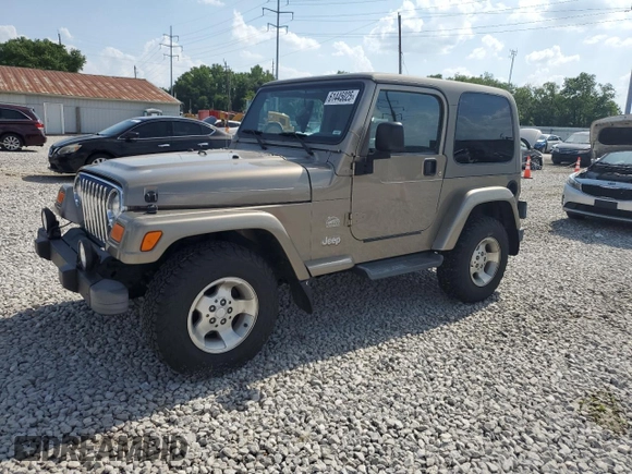 2003 Jeep Wrangler Sahara with VIN 1J4FA59S53P369077, listed as a Copart auction lot 61445025 with 147,904 mi miles and Clean title. Bid and sale history available at DreamBid. Image 1.