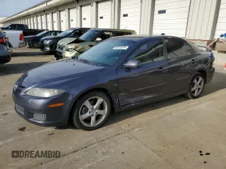 2007 Mazda 6 i Sport VE with VIN 1YVHP84C975M13821, listed as a Copart auction lot 80315224 with 187,379 mi miles and Salvage Title. Bid and sale history available at DreamBid. Image 1.