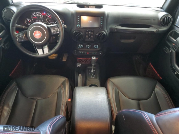 2017 Jeep Wrangler Unlimited Rubicon with VIN 1C4HJWFG2HL704847, listed as a Copart auction lot 48735825 with 100,953 mi miles and Salvage Title. Bid and sale history available at carsss.com. Image 8.
