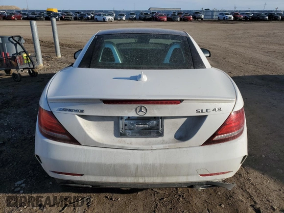 2017 Mercedes-Benz SLC 43 AMG with VIN WDDPK6GA7HF130995, listed as a Copart auction lot 48317285 with 65,707 mi miles and Salvage Title. Bid and sale history available at DreamBid. Image 6.