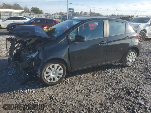 2015 Toyota Yaris L with VIN VNKKTUD31FA028721, listed as a Copart auction lot 43000465 with Not Provided miles and Salvage Title. Bid and sale history available at carsss.com. Image 1.