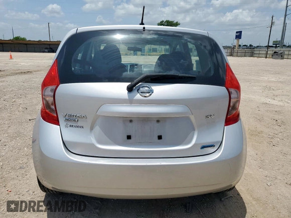 2015 Nissan Note S with VIN 3N1CE2CPXFL401816, listed as a Copart auction lot 61790295 with 89,901 mi miles and Salvage title. Bid and sale history available at DreamBid. Image 6.