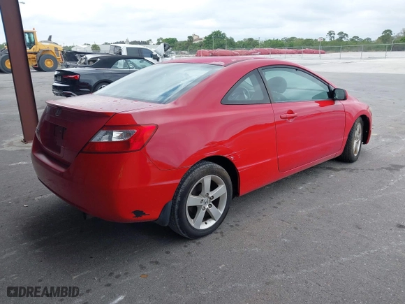 2008 Honda Civic Cpe EX-L with VIN 2HGFG12928H538960, listed as a IAAI auction lot 41626871 with 169,865 mi miles. Bid and sale history available at carsss.com. Image 4.