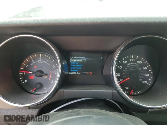 2015 Ford Mustang GT with VIN 1FA6P8CF3F5370249, listed as a Copart auction lot 53264765 with 38,687 mi miles and Clean Title. Bid and sale history available at DreamBid. Image 9.