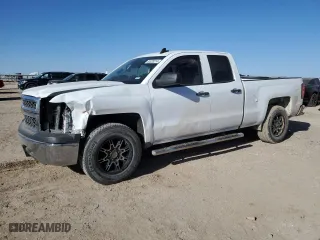 2015 Chevrolet Silverado 1500 LS with VIN 1GCRCPEC8FZ392689, listed as a Copart auction lot 85220214 with 318,185 mi miles and Salvage Title. Bid and sale history available at carsss.com. Image 1.