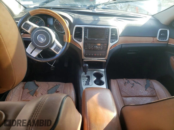2011 Jeep Grand Cherokee Overland with VIN 1J4RS6GT2BC589178, listed as a Copart auction lot 50814745 with 136,646 mi miles and Clean Title. Bid and sale history available at DreamBid. Image 8.
