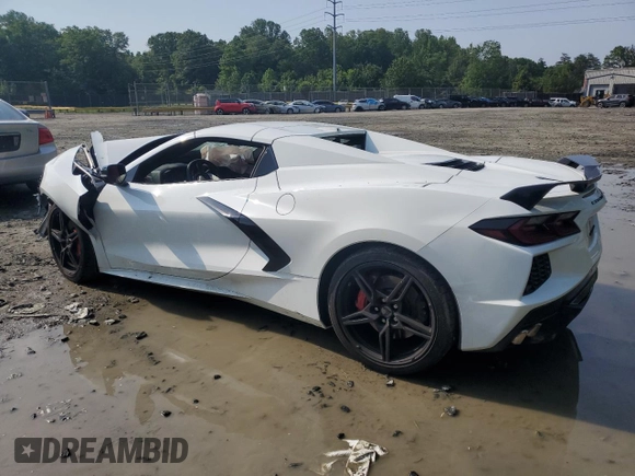 2023 Chevrolet Corvette 3LT с VIN 1G1YC3D47P5127570, выставлен на аукционе Copart как лот 57213835 с пробегом Не указан миль и Списание • Salvage title. История ставок и продаж доступна на DreamBid. Изображение 2.