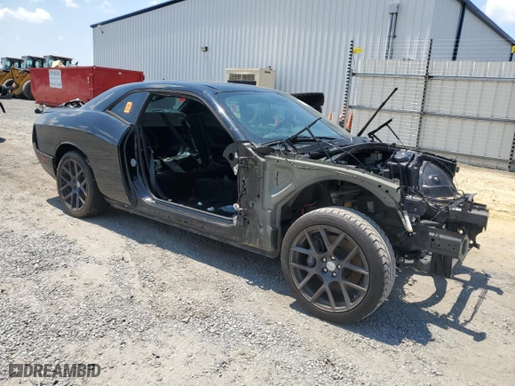 2016 Dodge Challenger R/T Scat Pack with VIN 2C3CDZFJ1GH152661, listed as a Copart auction lot 65743244 with 0 mi miles and Salvage Title. Bid and sale history available at carsss.com. Image 4.