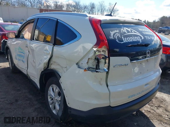 2013 Honda CR-V EX-L with VIN 5J6RM3H7XDL048828, listed as a IAAI auction lot 41843054 with 106,602 mi miles and . Bid and sale history available at DreamBid. Image 3.
