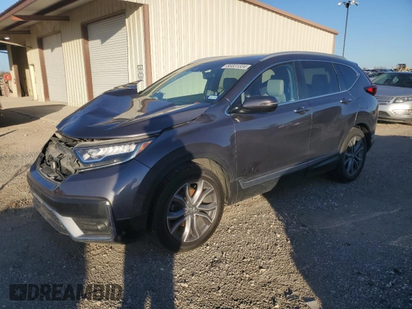 2021 Honda CR-V Touring with VIN 2HKRW1H94MH421372, listed as a Copart auction lot 86831334 with 53,693 mi miles and Salvage Title. Bid and sale history available at carsss.com. Image 1.