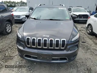 2014 Jeep Cherokee Limited with VIN 1C4PJLDB8EW256206, listed as a Copart auction lot 61712925 with 75,666 mi miles and Salvage title. Bid and sale history available at DreamBid. Image 5.