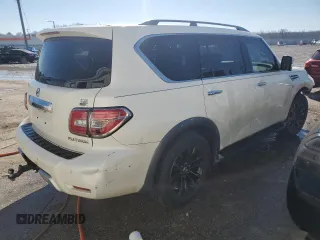 2018 Nissan Armada Platinum with VIN JN8AY2NE1J9731535, listed as a Copart auction lot 88420735 with 116,693 mi miles and Salvage Title. Bid and sale history available at carsss.com. Image 3.