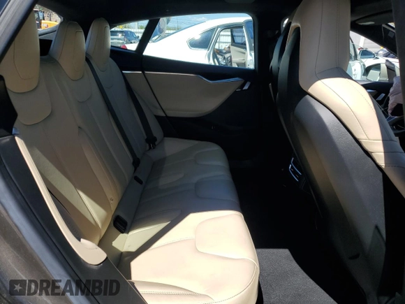 2016 Tesla Model S 70 with VIN 5YJSA1E1XGF147239, listed as a Copart auction lot 56529075 with 82,562 mi miles and Salvage title. Bid and sale history available at DreamBid. Image 10.