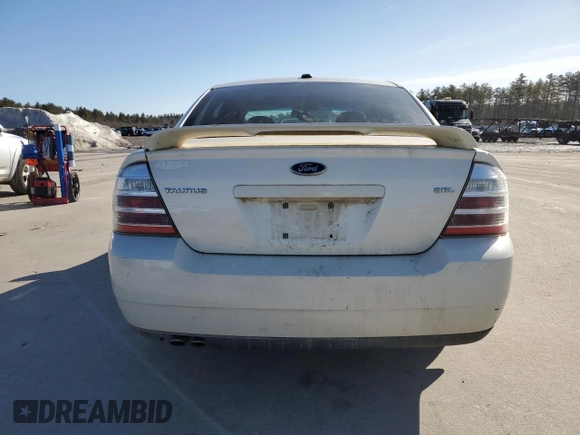 2009 Ford Taurus SEL with VIN 1FAHP24W59G123585, listed as a Copart auction lot 48566855 with 152,964 mi miles and Salvage Title. Bid and sale history available at carsss.com. Image 6.