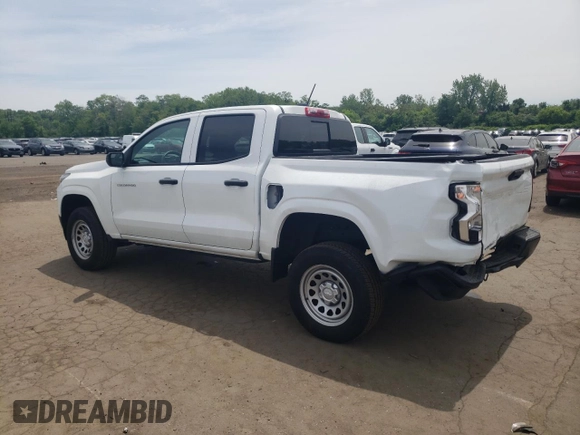 2024 Chevrolet Colorado 2WD Work Truck with VIN 1GCGSBEC9R1268446, listed as a Copart auction lot 56585935 with 7,999 mi miles and Salvage title. Bid and sale history available at DreamBid. Image 2.