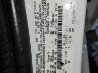 2016 Ford Fiesta SE with VIN 3FADP4EJ1GM148080, listed as a Copart auction lot 82866204 with 126,402 mi miles and Salvage Title. Bid and sale history available at DreamBid. Image 14.