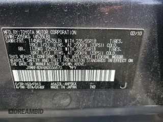 2010 Toyota RAV4 Sport с VIN JTMRF4DV4AD036870, выставлен на аукционе Copart как лот 60025545 с пробегом 168 010 миль миль и Чистый • Clean title. История ставок и продаж доступна на DreamBid. Изображение 13.