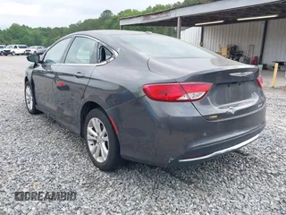 2015 Chrysler 200 Limited with VIN 1C3CCCABXFN632929, listed as a IAAI auction lot 42144192 with 140,917 mi miles. Bid and sale history available at carsss.com. Image 3.