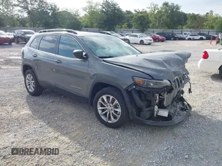 2022 Jeep Cherokee Latitude Lux with VIN 1C4PJLMX6ND521213, listed as a IAAI auction lot 42450671 with 56,126 mi miles and . Bid and sale history available at DreamBid. Image 1.