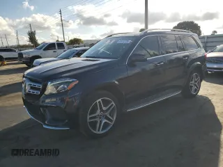 2018 Mercedes-Benz GLS with VIN 4JGDF7DE2JB107504, listed as a Copart auction lot 44412735 with 92,312 mi miles and Clean Title. Bid and sale history available at carsss.com. Image 1.