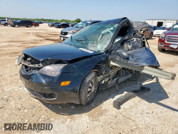 2007 Ford Focus S with VIN 1FAFP31NX7W130558, listed as a Copart auction lot 58385805 with Not provided miles and Non repairable. Bid and sale history available at DreamBid. Image 1.