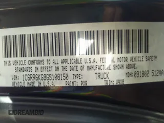 2016 Ram 1500 Tradesman z VIN 1C6RR6KG9GS108150, wystawiony jako IAAI lot #41762712 z przebiegiem 155 198 mil mil oraz . Historia ofert i sprzedaży dostępna na DreamBid. Obrazek 9.