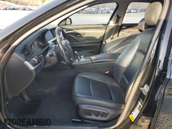 2015 BMW 5 Series 535i with VIN WBA5B1C50FD918875, listed as a Copart auction lot 43802075 with 106,283 mi miles and Salvage Title. Bid and sale history available at carsss.com. Image 7.