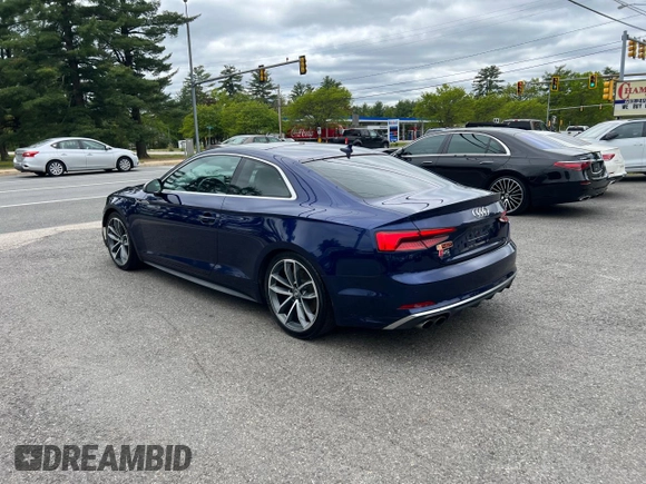 2018 Audi S5 Premium Plus z VIN WAUP4AF50JA008006, wystawiony jako Copart lot #58092055 z przebiegiem 134 205 mil mil oraz Czysty tytuł • Clean title. Historia ofert i sprzedaży dostępna na DreamBid. Obrazek 3.