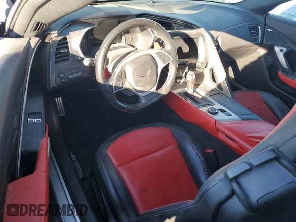 2017 Chevrolet Corvette Grand Sport 2LT with VIN 1G1YY2D75H5105428, listed as a Copart auction lot 42156015 with 31,563 mi miles and Salvage Title. Bid and sale history available at carsss.com. Image 8.
