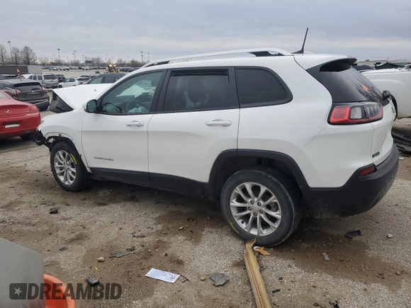 2021 Jeep Cherokee Latitude with VIN 1C4PJLCBXMD135009, listed as a Copart auction lot 47838085 with 103,385 mi miles and Salvage Title. Bid and sale history available at carsss.com. Image 2.