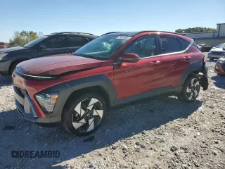 2024 Hyundai Kona Limited with VIN KM8HECA37RU069770, listed as a Copart auction lot 74526904 with 5,319 mi miles and Non Repairable. Bid and sale history available at carsss.com. Image 1.