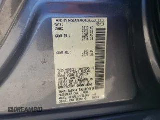 2015 Nissan Altima SV with VIN 1N4AL3APXFC169058, listed as a Copart auction lot 42037925 with 122,128 mi miles and Salvage Title. Bid and sale history available at DreamBid. Image 12.