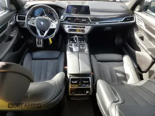 2017 BMW 7 Series 740i with VIN WBA7E2C59HG739788, listed as a Copart auction lot 48073105 with 36,274 mi miles and Salvage Title. Bid and sale history available at carsss.com. Image 8.