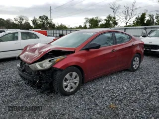 2016 Hyundai Elantra SE with VIN 5NPDH4AE0GH690485, listed as a Copart auction lot 62826145 with 81,368 mi miles and Salvage title. Bid and sale history available at DreamBid. Image 1.
