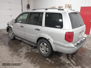 2004 Honda Pilot EX with VIN 2HKYF18654H515004, listed as a IAAI auction lot 41166007 with 0 mi miles. Bid and sale history available at carsss.com. Image 3.