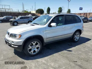 2003 BMW X5 4.4i with VIN 5UXFB33593LH46982, listed as a Copart auction lot 70518194 with 333,463 mi miles and Salvage Title. Bid and sale history available at carsss.com. Image 1.
