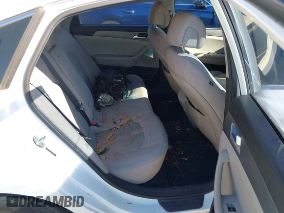 2015 Hyundai Sonata SE with VIN 5NPE24AF3FH108750, listed as a IAAI auction lot 41843880 with 168,561 mi miles and . Bid and sale history available at DreamBid. Image 8.