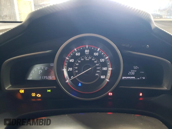 2015 Mazda 3 i Touring with VIN 3MZBM1L78FM139209, listed as a Copart auction lot 49839955 with 113,926 mi miles and Salvage Title. Bid and sale history available at carsss.com. Image 9.