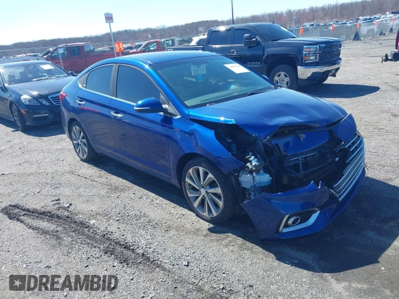 2018 Hyundai Accent Limited with VIN 3KPC34A33JE004671, listed as a IAAI auction lot 41825396 with 69,206 mi miles. Bid and sale history available at carsss.com. Image 1.