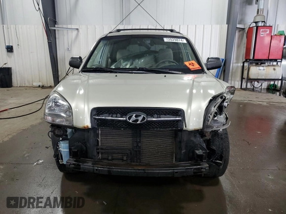 2006 Hyundai Tucson GL with VIN KM8JM12B06U262563, listed as a Copart auction lot 72029874 with 213,624 mi miles and Salvage Title. Bid and sale history available at carsss.com. Image 5.