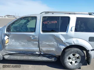 2005 Nissan Pathfinder LE with VIN 5N1AR18W05C779913, listed as a IAAI auction lot 41830468 with 216,967 mi miles. Bid and sale history available at carsss.com. Image 14.