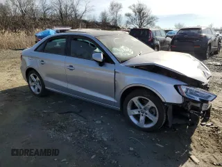 2018 Audi A3 Sedan Premium with VIN WAUAUHFF8J1055789, listed as a Copart auction lot 41959994 with 52,708 mi miles. Bid and sale history available at carsss.com. Image 4.