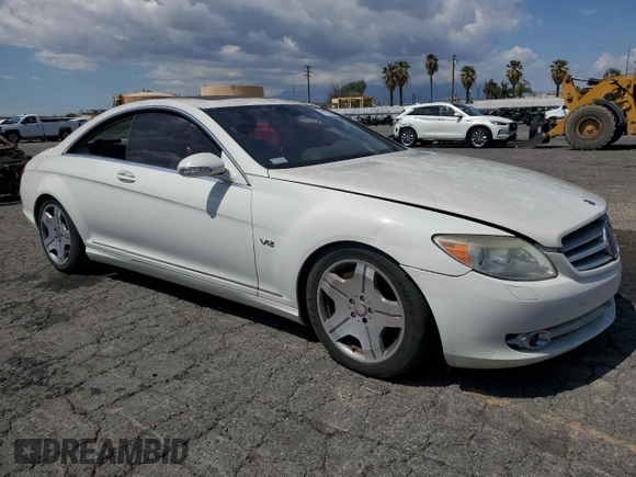 2008 Mercedes-Benz CL with VIN WDDEJ76X08A017795, listed as a Copart auction lot 51297865 with 166,915 mi miles and Clean Title. Bid and sale history available at DreamBid. Image 4.