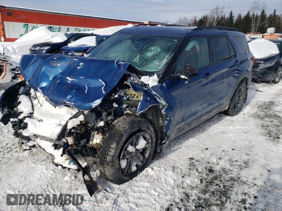 2022 Ford Explorer ST-Line с VIN 1FMSK8KH7NGA58041, выставлен на аукционе Copart как лот 45864905 с пробегом Не указан миль и На запчасти • Non repairable. История ставок и продаж доступна на DreamBid. Изображение 1.