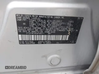 2014 Toyota RAV4 LE with VIN 2T3ZFREVXEW106571, listed as a IAAI auction lot 42161389 with Not provided miles and . Bid and sale history available at DreamBid. Image 9.
