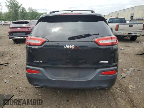 2017 Jeep Cherokee Latitude with VIN 1C4PJMCS0HW529604, listed as a Copart auction lot 60801095 with 95,900 mi miles and Salvage title. Bid and sale history available at DreamBid. Image 6.
