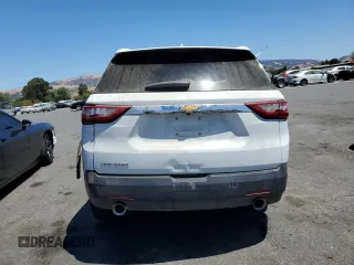2018 Chevrolet Traverse LS with VIN 1GNERFKW3JJ256247, listed as a Copart auction lot 66108344 with 0 mi miles and Salvage Title. Bid and sale history available at carsss.com. Image 6.