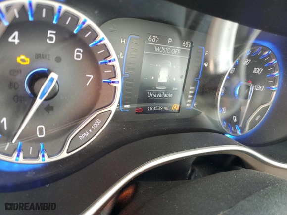 2019 Chrysler Pacifica Touring L with VIN 2C4RC1BG4KR537378, listed as a Copart auction lot 44048635 with 183,539 mi miles and Salvage Title. Bid and sale history available at carsss.com. Image 9.