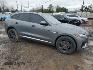 2018 Jaguar F-Pace S z VIN SADCM2FV9JA203808, wystawiony jako Copart lot #52248255 z przebiegiem 86 382 mil mil oraz Szkoda całkowita • Salvage title. Historia ofert i sprzedaży dostępna na DreamBid. Obrazek 4.